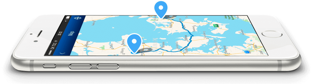 Mileage Book trip on iPhone